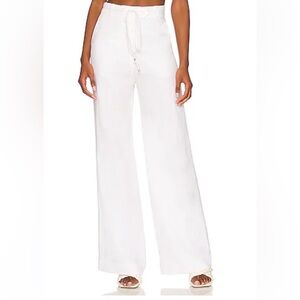 Karina Grimaldi white wide legged pants